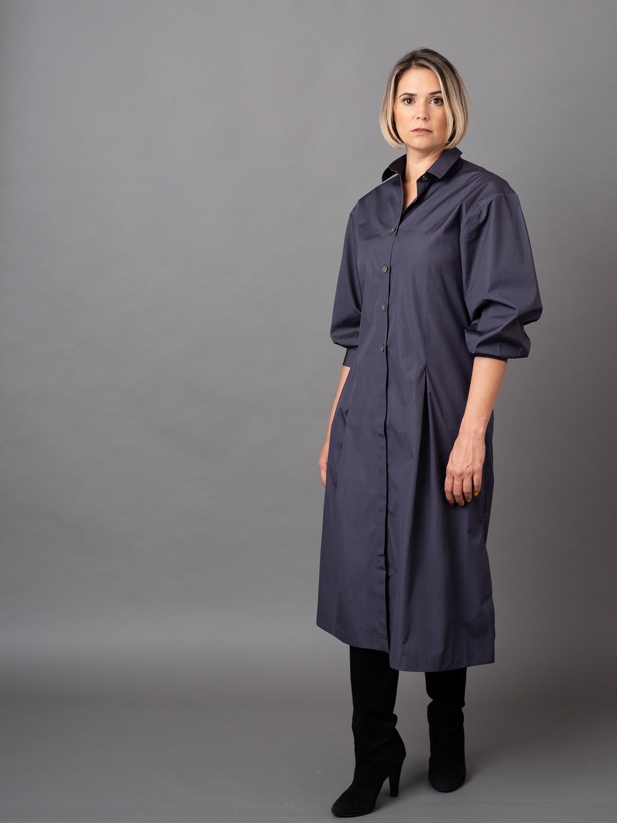 Kleid Martigny mit Oversize Ärmel