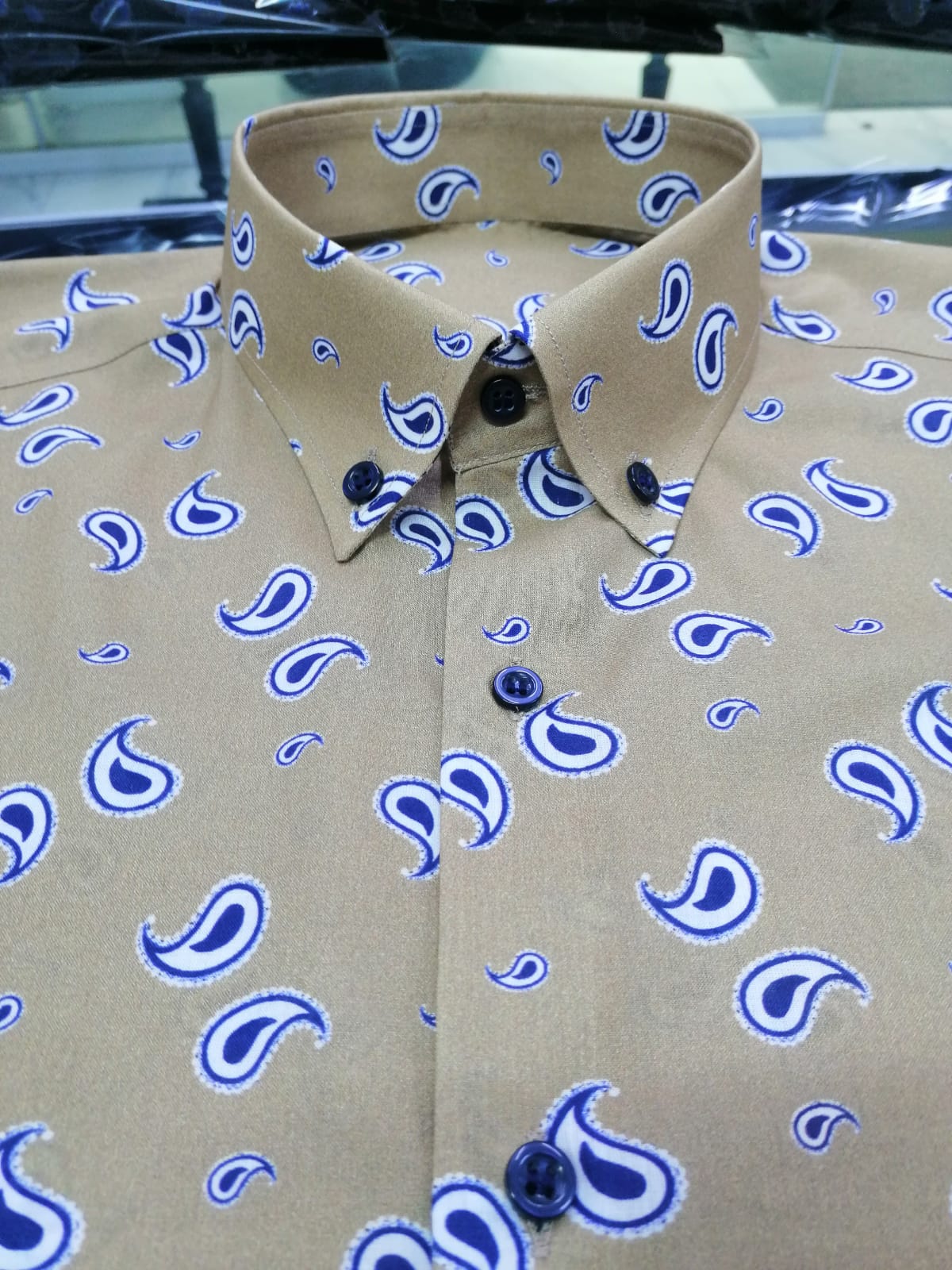 Herrenhemd Lorelei NEU in beige