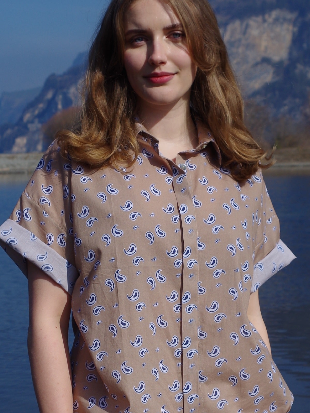 Bluse Lorelei mit Knöpfen