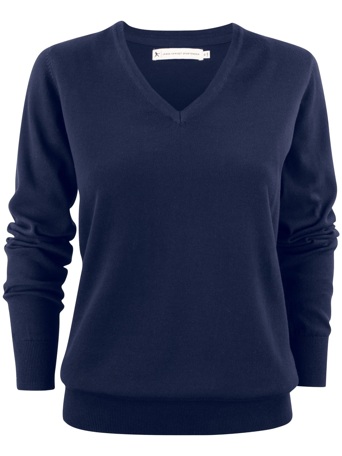 Baumwoll-Pullover V-Ausschnitt & Rundhals