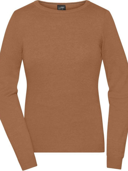 Baumwoll-Pullover V-Ausschnitt & Rundhals