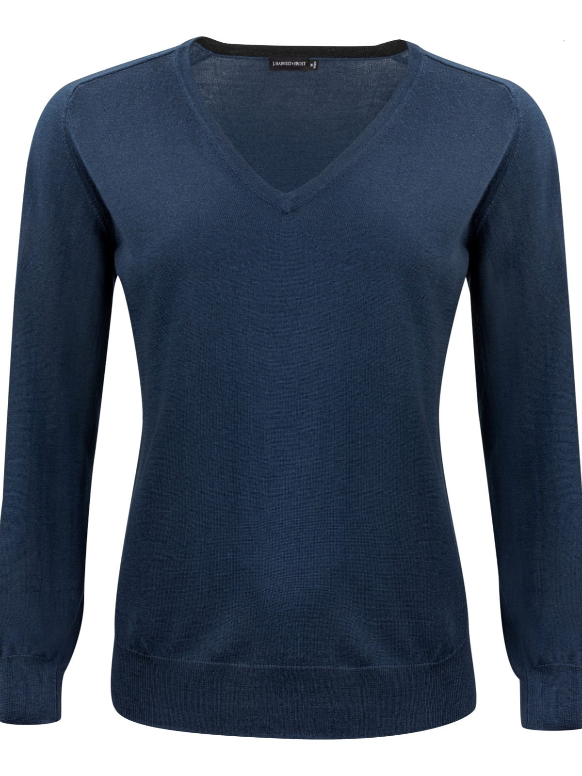 Business Pullover aus Merino & Baumwolle, U-Kragen & V-Ausschnitt