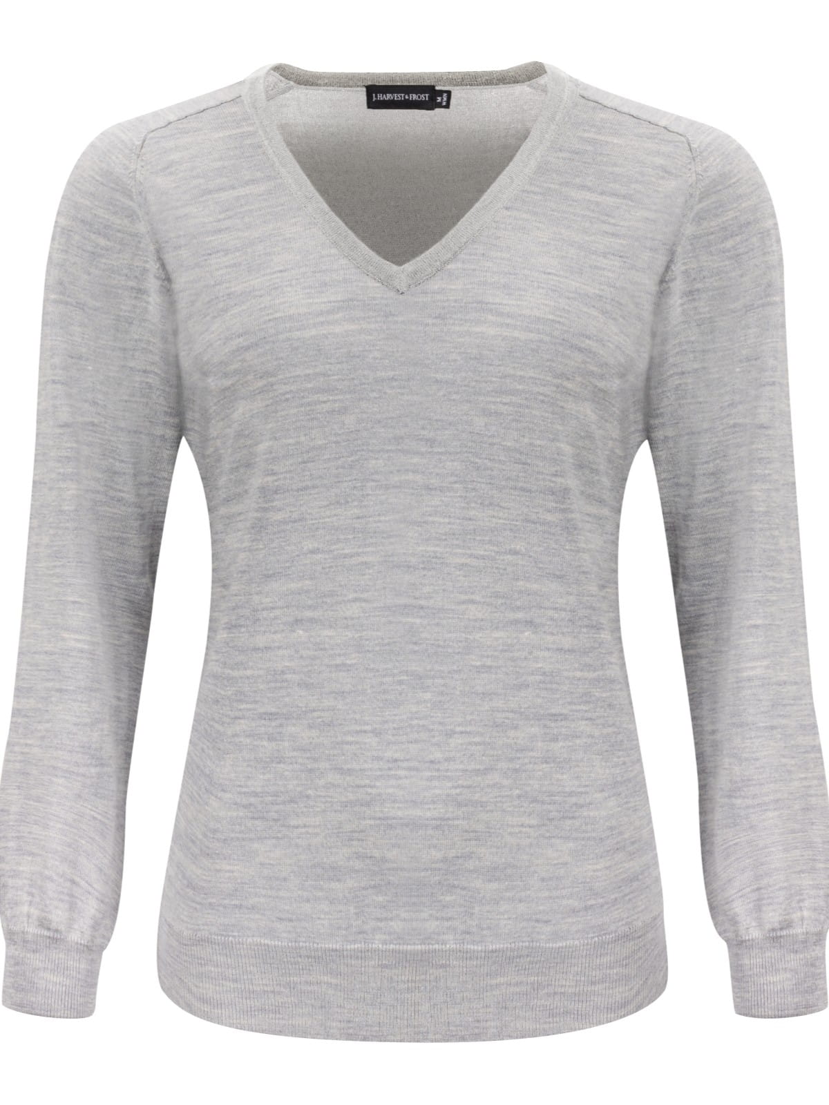 Business Pullover aus Merino & Baumwolle, U-Kragen & V-Ausschnitt