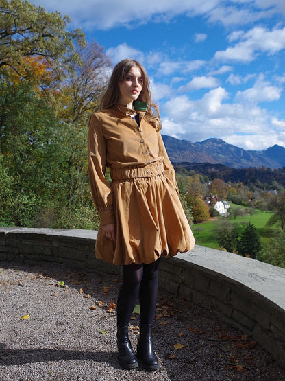 NEU: Ballonrock CORDas braun - Swiss Made