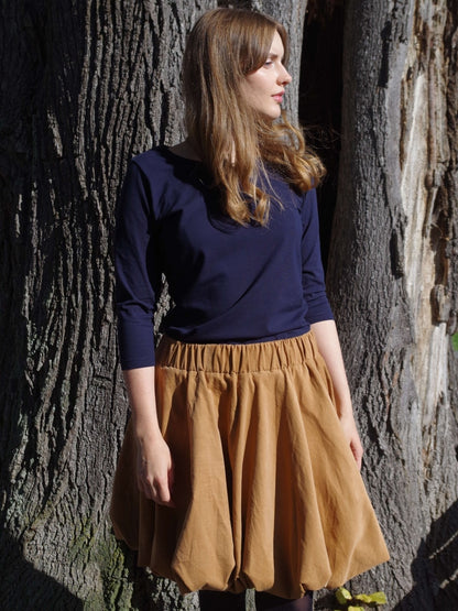 NEU: Ballonrock CORDas braun - Swiss Made