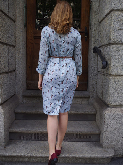 Swiss Made Tencelkleid Blumenstein mit 4 Mustern