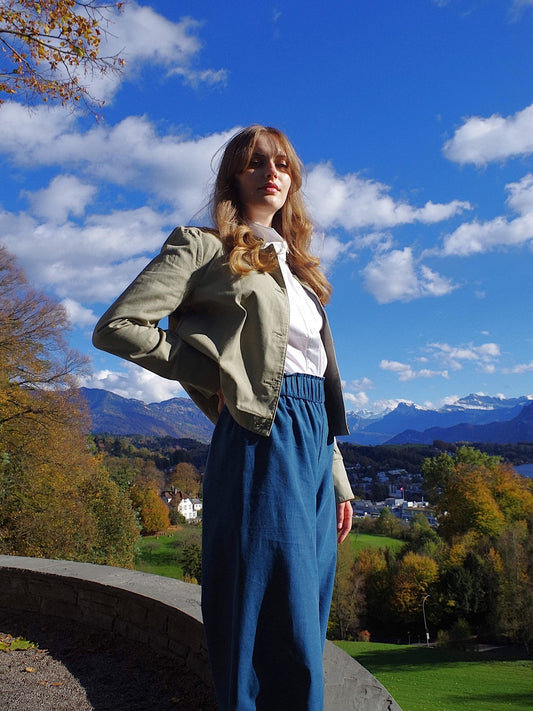 NEU: Hose CORDas blau - Swiss Made