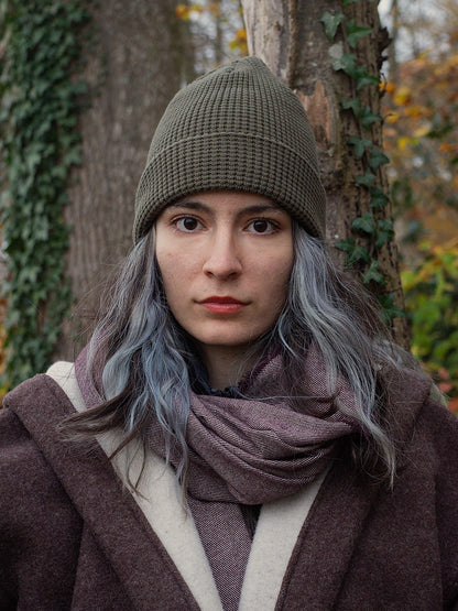 Baumwoll-Mütze sportlich mit Waffleoptik