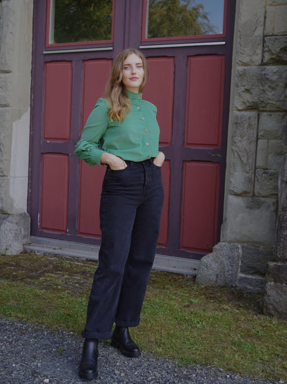 Bluse CORDas mit raffiniertem Kragen