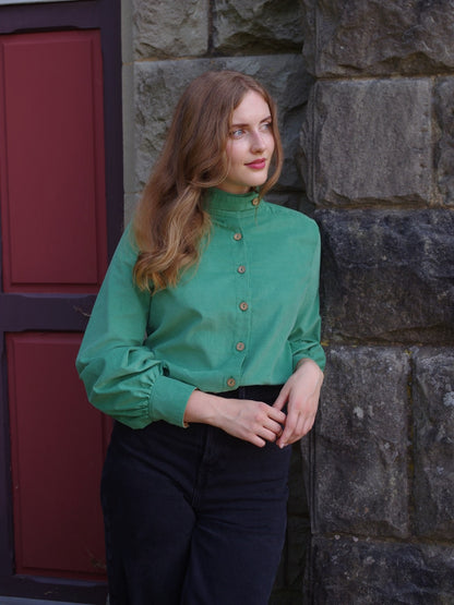 Bluse CORDas mit raffiniertem Kragen