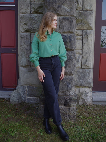 Bluse CORDas mit raffiniertem Kragen